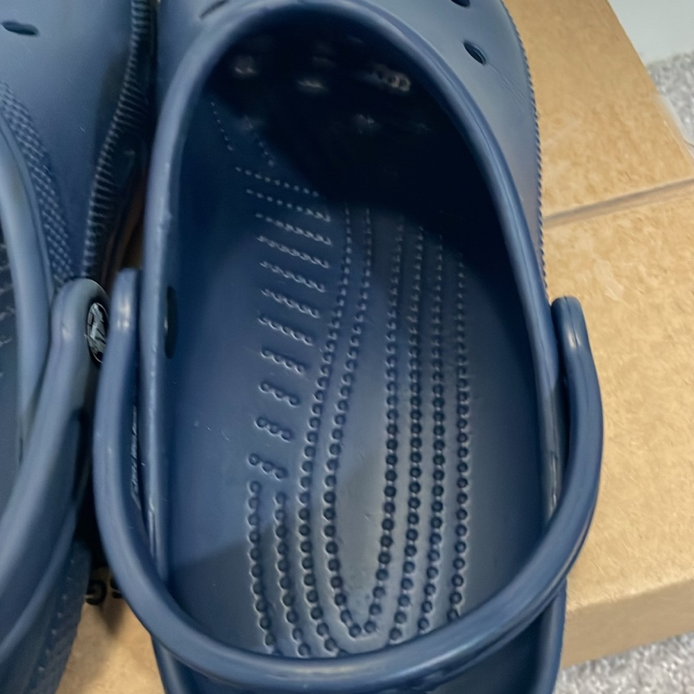 Crocs classic clog navy shoe unisex men’s 8 women’s 10 - Picture 6 of 8